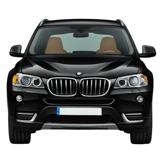 black BMW x3 Msport sticker