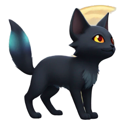Lunar Nebula Umbreon-Litten full body sticker