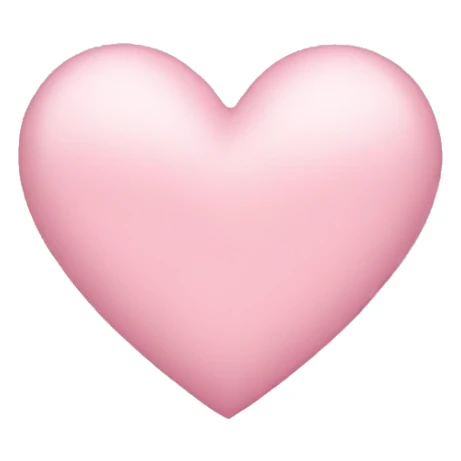 Light pink heart sticker