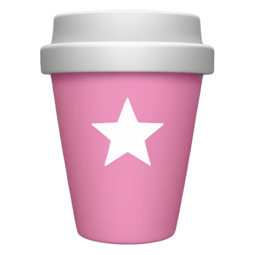 Stanley Tumblr cup in the color pink sticker