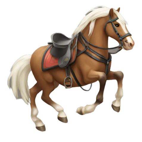 Carreras de barriles a caballo  sticker