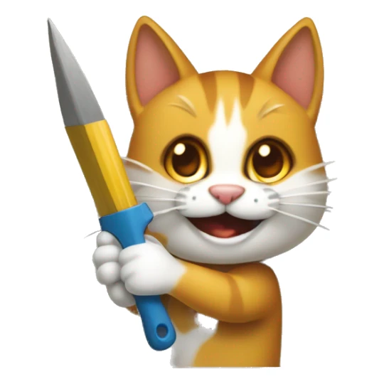 Gato bricando de una pared hacia el multiverso sticker