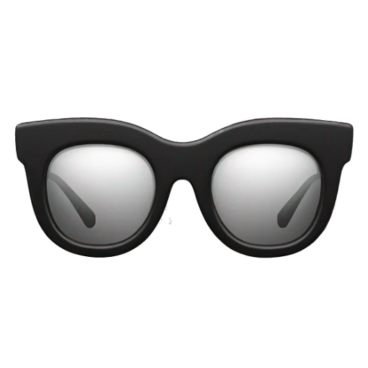 black fashion sunglasses no person sticker