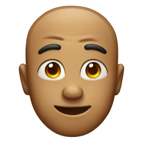 Emoji with 2 fingers on his forehead  sticker