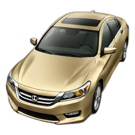 Golden honda accord 2013 sticker