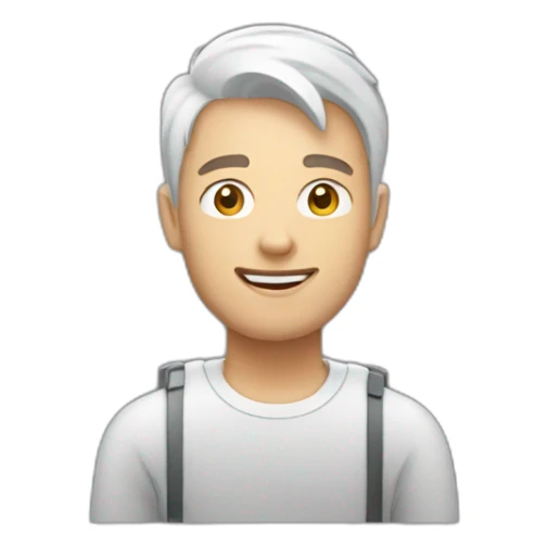 24yo-white-french-man-holding-google-pixel-phone sticker