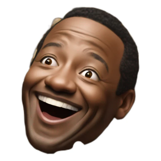 Dave Benson Phillips laughing madly at beans. Beans all around him. Beans on floor sticker