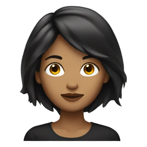 women with half blonde half black hair  sticker