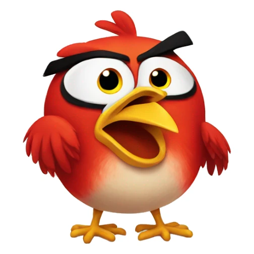 Angry bird  sticker