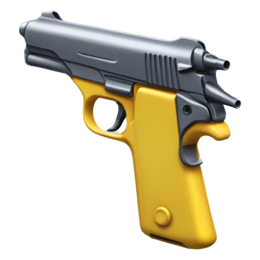 a water gun with an m1911 frame  sticker