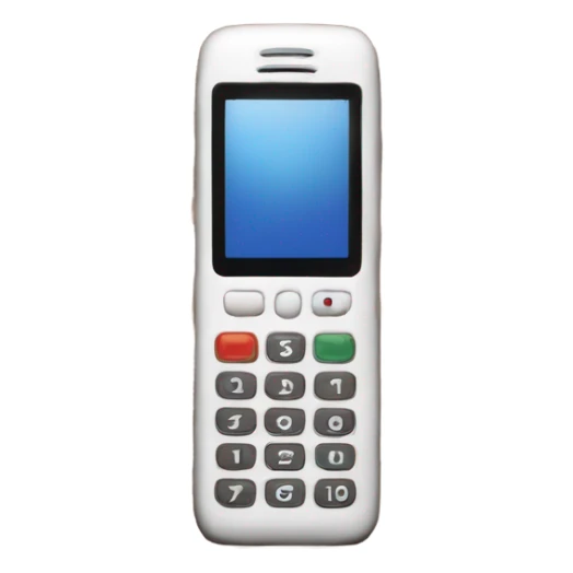 Retro Brick Mobile Phone Model Old Classic Design Brick Phone sticker