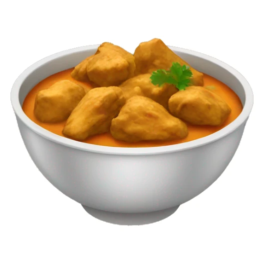 bowl of chicken curry sticker