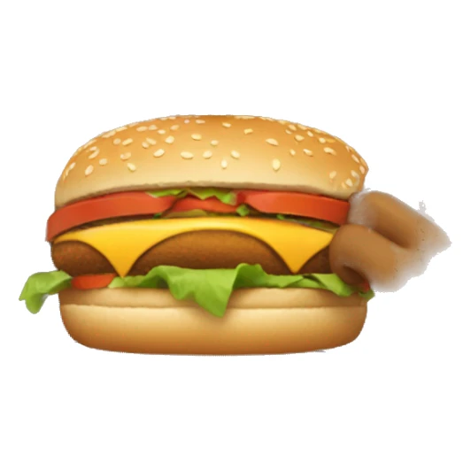 Tanned Girl eat burger  sticker