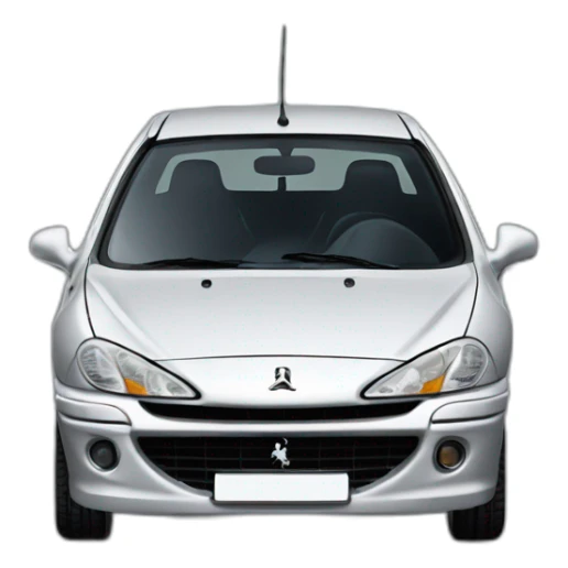 voiture peugeot 206 sticker