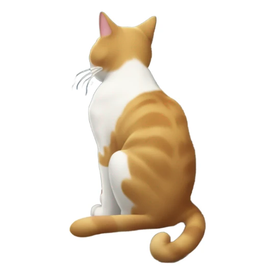 Cat sitting on a window sill over Tokyo city sticker