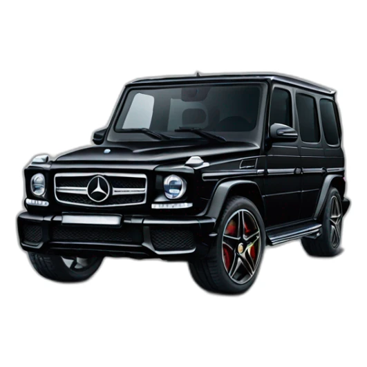 Black Mercedes classe G AMG sticker