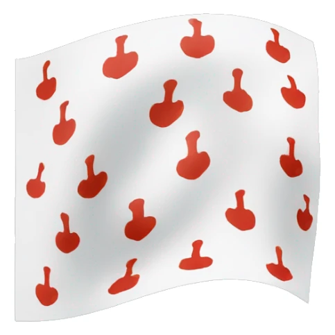 Flag of Hokkaido sticker