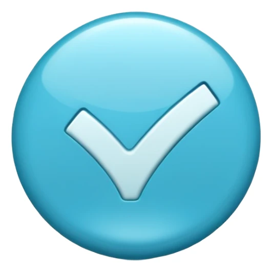 I want a blue verified check mark emoji sticker