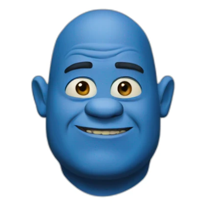 blue-shrek sticker