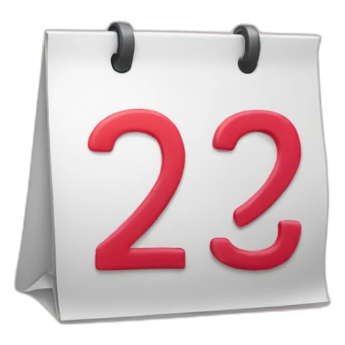 calendar 22 of february sticker