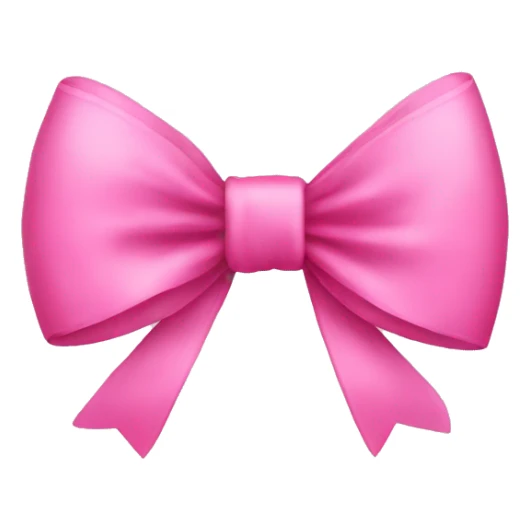 Pink bow sticker