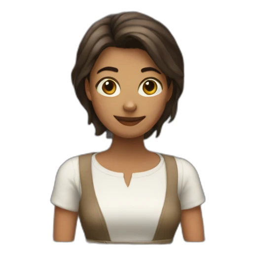 Woman with the heavies sticker