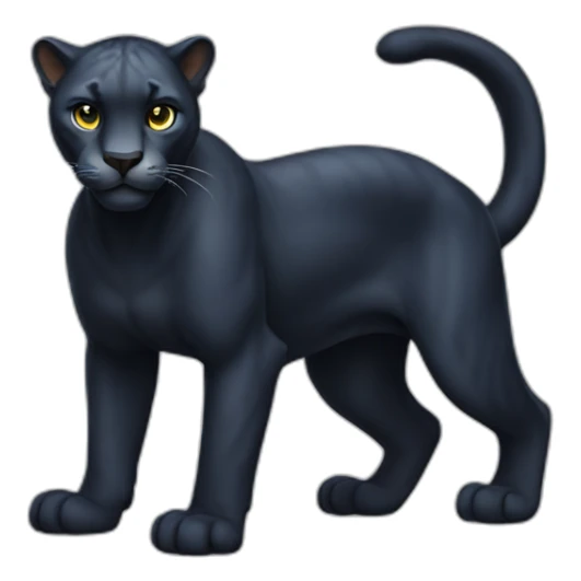 Panther full body sticker