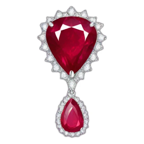 ruby jewelry sticker