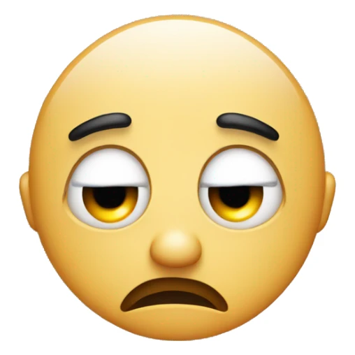 emoji with tear in eyes sticker