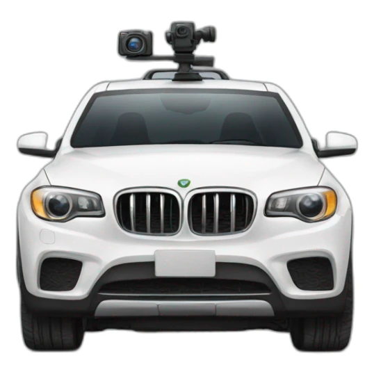 car with camera mount sticker