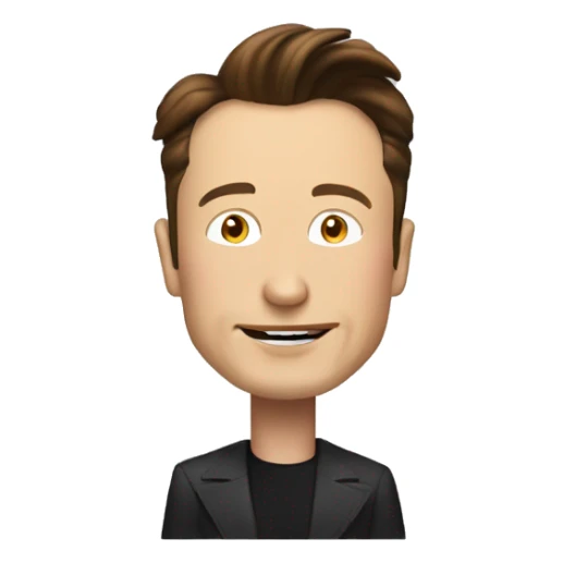 Elon musk boire du cafe  sticker
