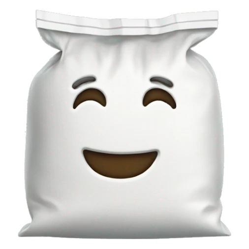 A bag of sugar sticker