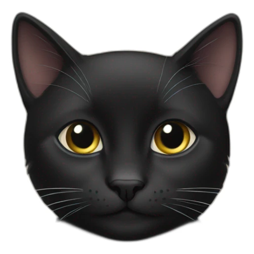 Black cat who doesn’t say thank you sticker