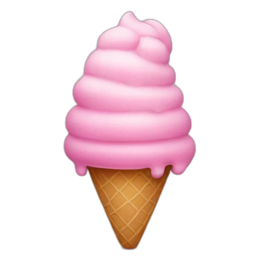 pink icecream sticker