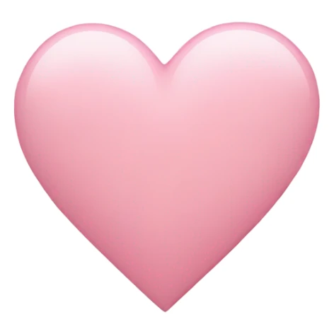 Light pink heart sticker