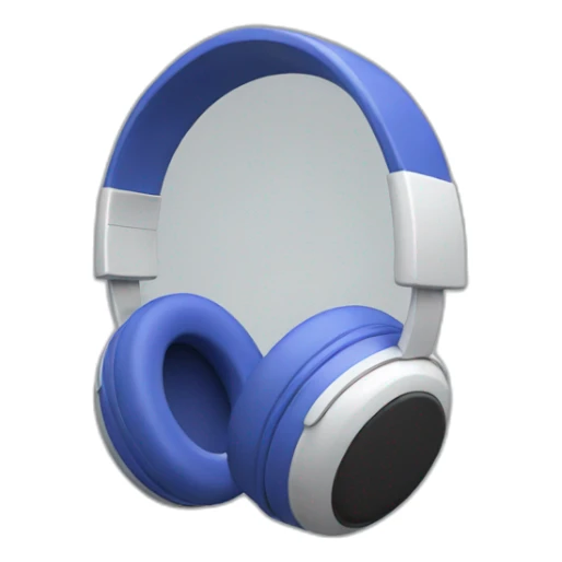 3d headphones sticker