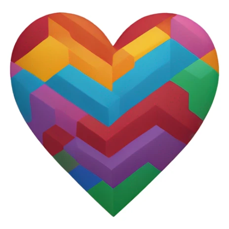 slack logo shaped like a heart sticker