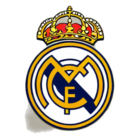 Real madrid logo sticker