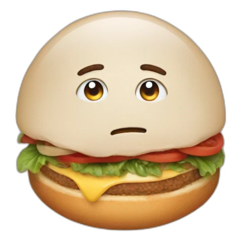 person thinks of food sticker