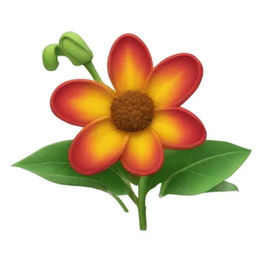flor de maga emoji ios style sticker