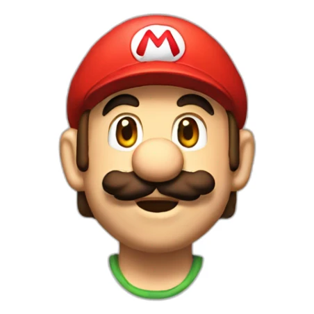 Mario qui fait des pate sticker