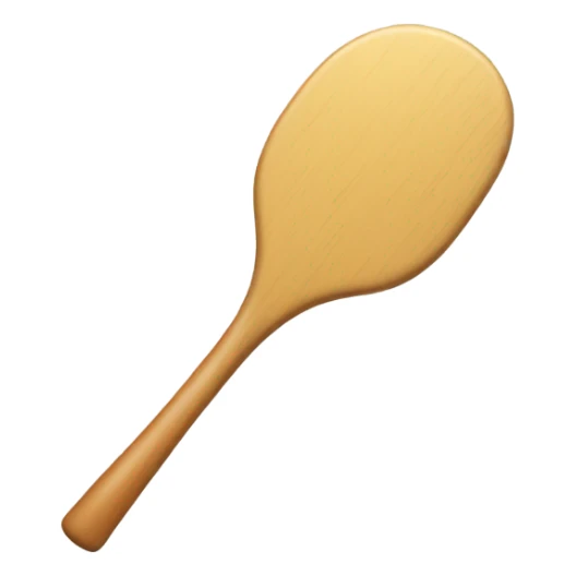 A very simple paddle icon with a small wave motif sticker