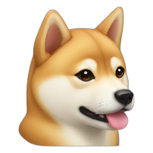 Kissing Shiba inu sticker