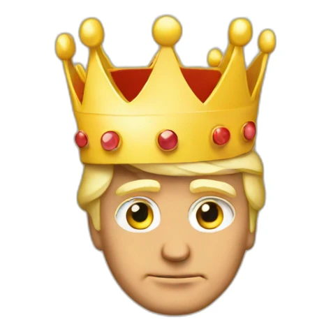 Donald Trump + crown sticker