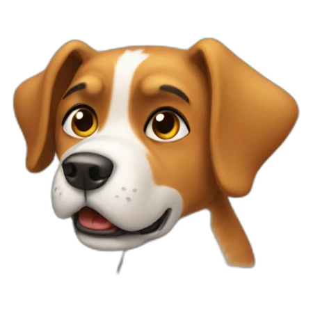 the dog is mad as a bird sticker