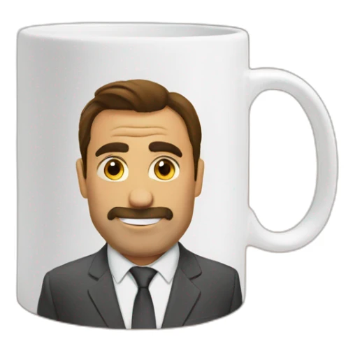 best boss the office mug sticker