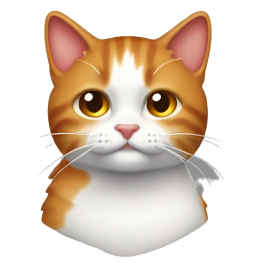 Gatto rosso e bianco di schiena che guarda l’orizzonte con la sua padrona sticker