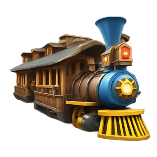 Thunder Mountain Railroad ride at Disneyland  sticker