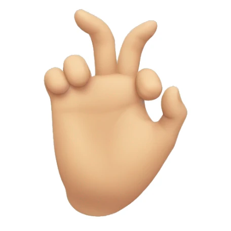 Coeur formé avec des mains  sticker