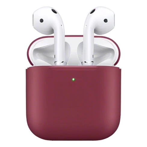 AirPods burgundy color sticker